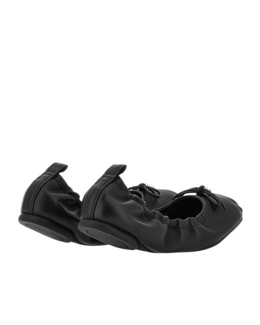 Hogan Black H684 Ballet Flats