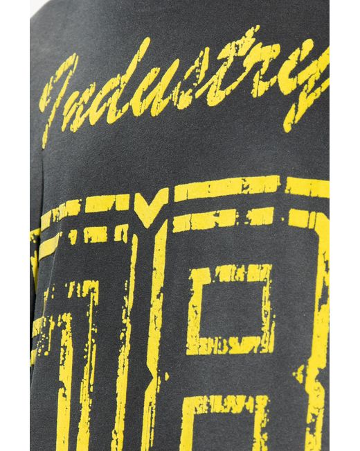 DIESEL Multicolor T-Bost Flocked-Logo Cotton T-Shirt for men