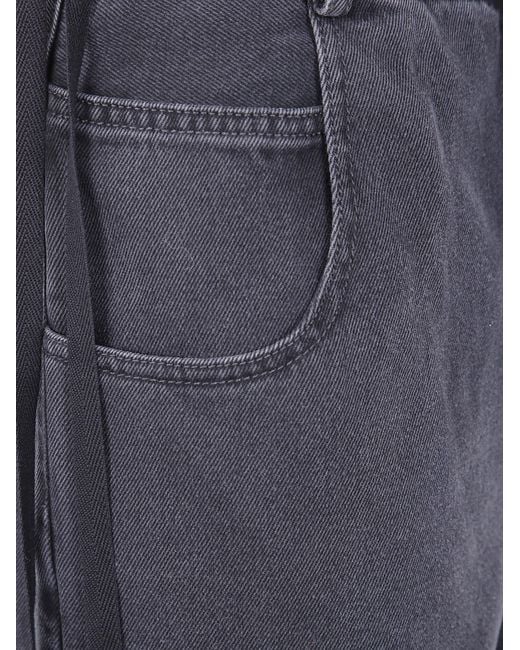Ann Demeulemeester Blue Wide-Leg Jeans