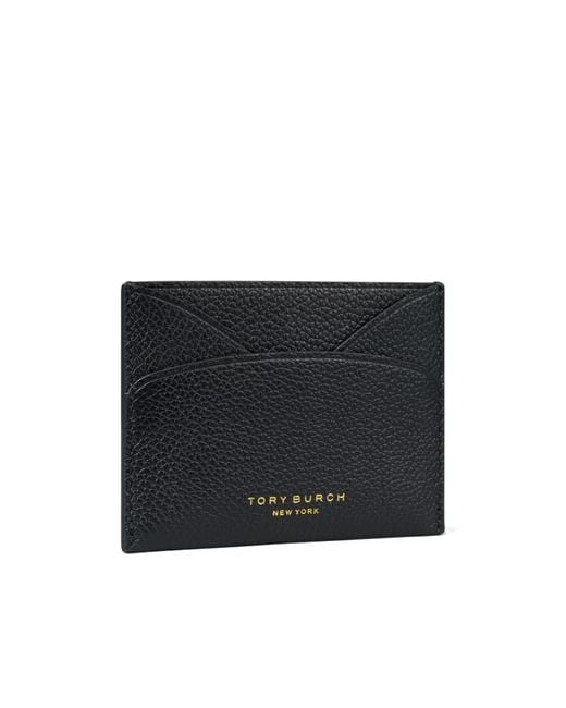 Tory Burch Black Romy Leather Card Holder