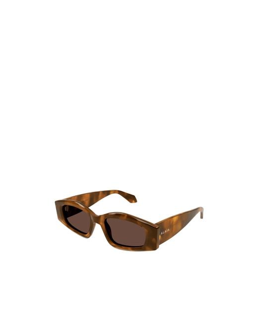 Alaïa Multicolor Alaïa Geometric Frame Sunglasses