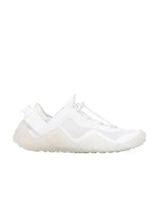 KENZO White Sport Wave Mesh Sneakers