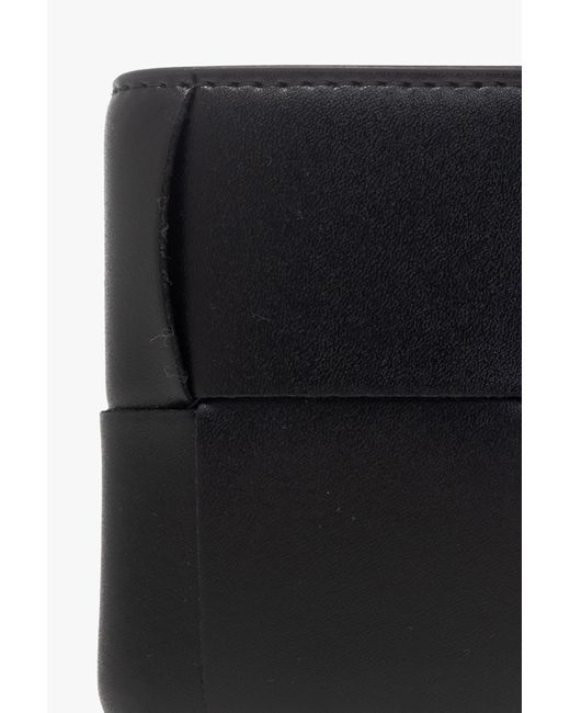Bottega Veneta Black Intrecciato Bi-Fold Wallet for men