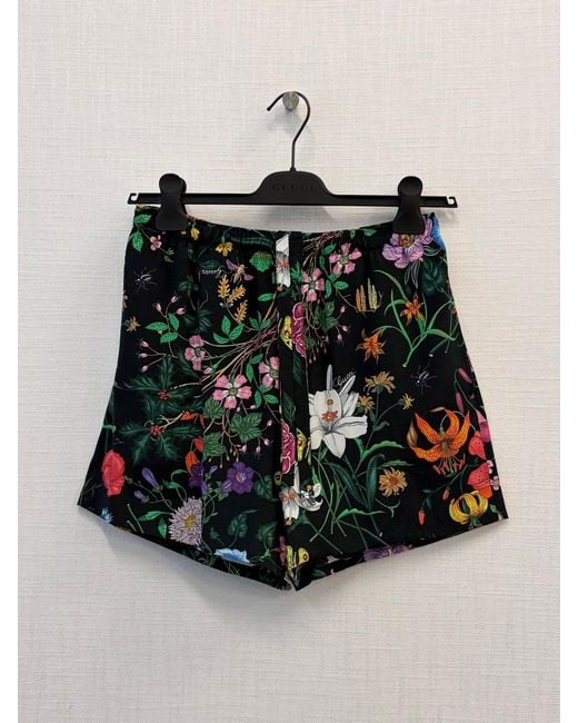 Gucci Multicolor Printed Shorts for men