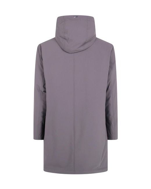 Herno Purple Long-Sleeve Jacket for men