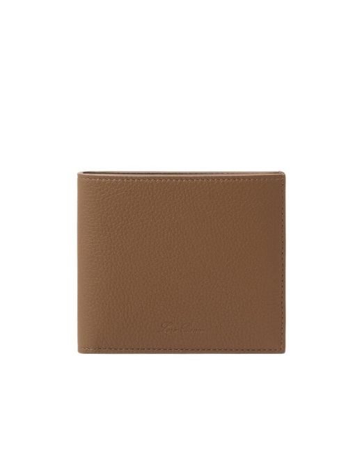 Loro Piana Brown Extra Compact Wallet for men