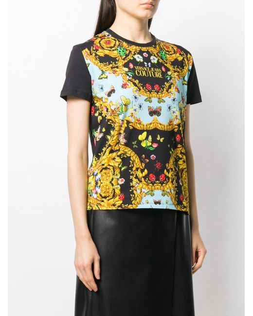Versace Metallic Logo Details T-Shirt