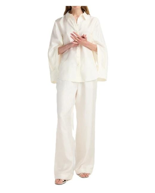 Rohe White Collared Shirt