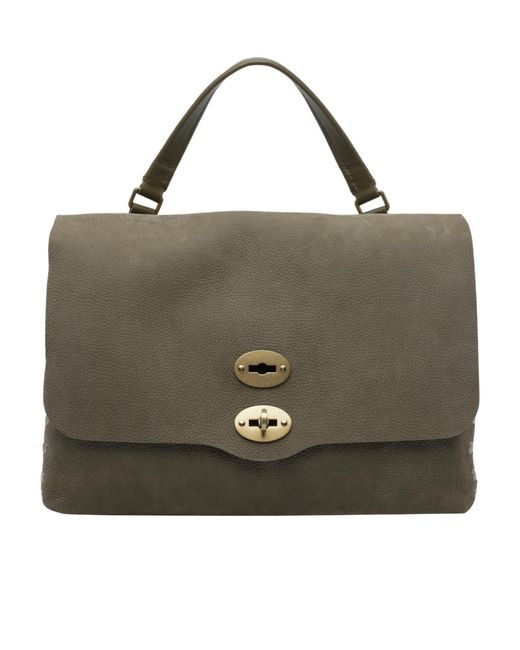 Zanellato Green Flap Shoulder Bag