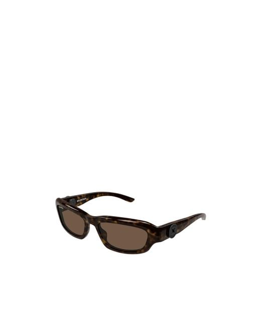 Balenciaga Black Eyewear Rectangular Frame Sunglasses for men