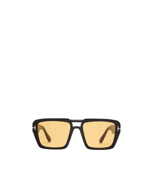 Tom Ford Metallic Square-Frame Sunglasses