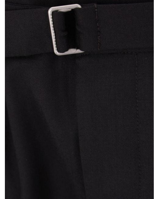 Ann Demeulemeester Black Linna High-Comfort Trousers