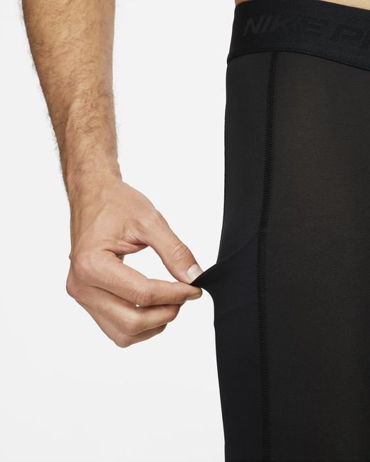 Nike Black Pro Dri-Fit Fitness Tights for men