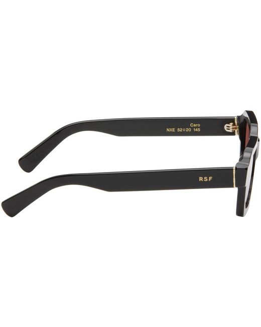 Retrosuperfuture Black Caro Square Frame Sunglasses for men