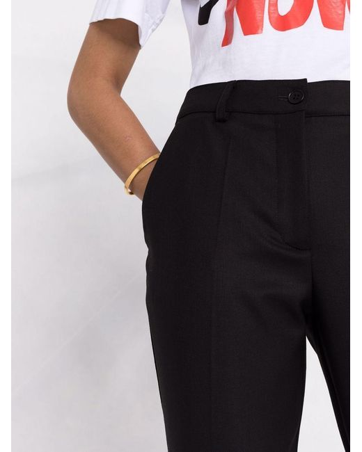 P.A.R.O.S.H. Black P.A.R.O..H. Flared Tailored Pants
