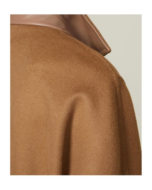 Max Mara Brown Atelier Ardenne Long-Sleeved Coat