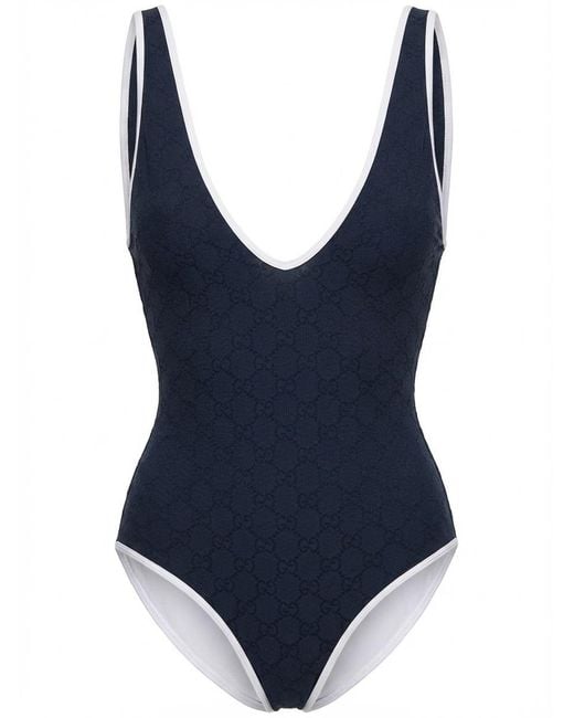 Gucci Blue Swimsuits