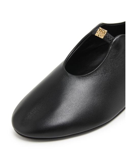Givenchy Black Round Head Ballet Flats