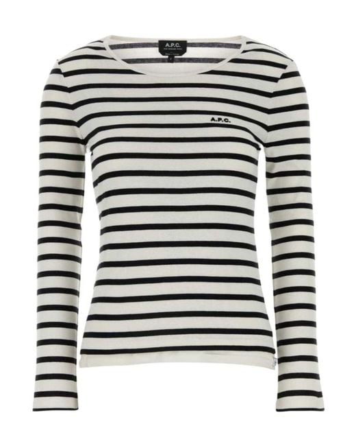 A.P.C. Black T-Shirts