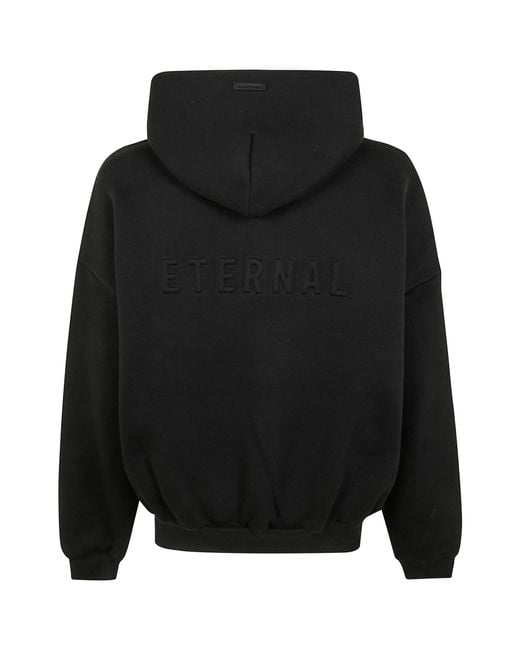 Fear Of God Black Eternal Hoodie for men