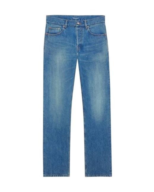 Saint Laurent Blue Mick Long Jeans for men