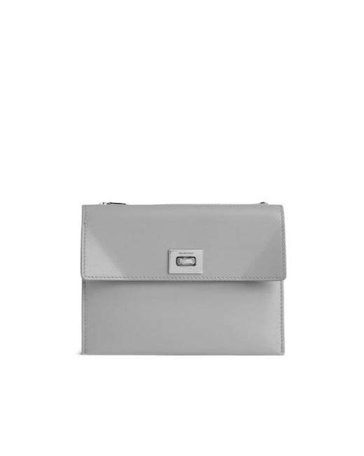 Balenciaga Gray Rodeo Large Coin And Card Holder