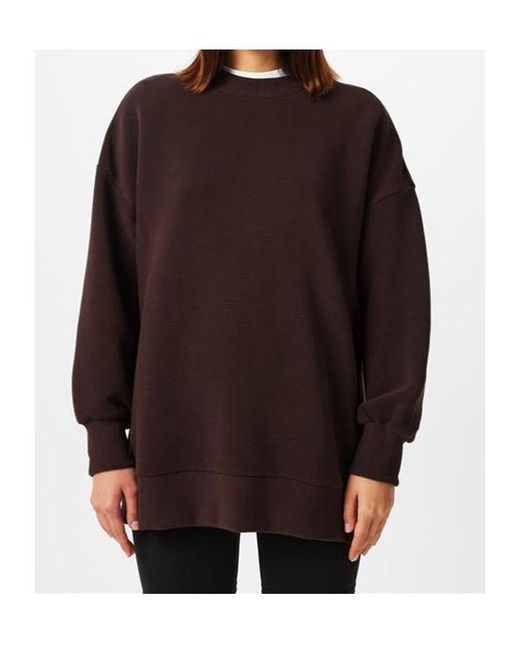 Varley Brown Mae Boyfriend Sweatshirt