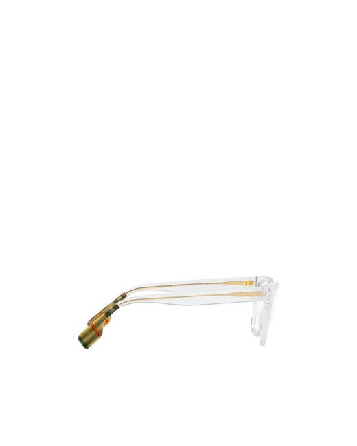 Burberry White Eyewear Cat-Eye Glasses