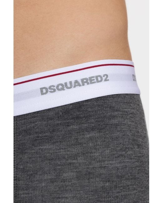 DSquared² Gray Full-Length Pajama Pants for men