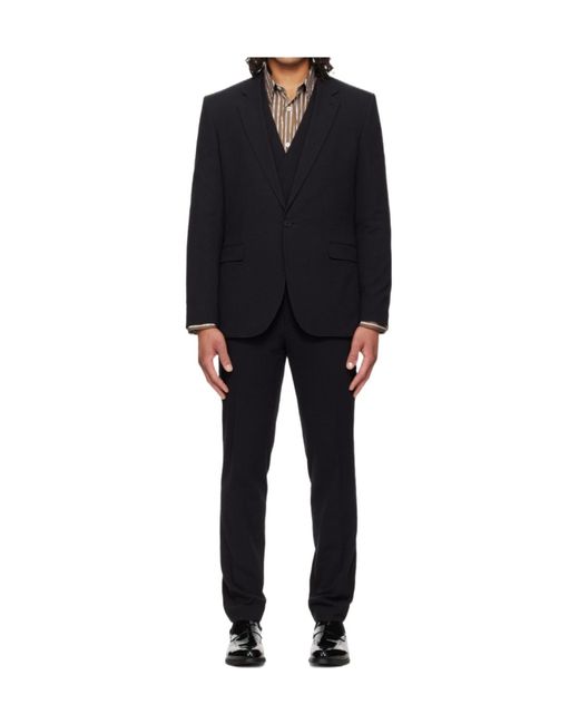 Boss Black One-Button Three-Piece Suit for men