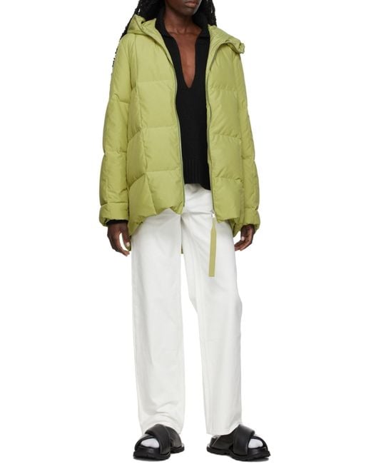 Jil Sander White Button Detailed Straight Leg Jeans