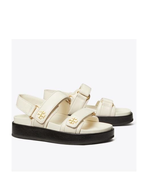 Tory Burch White Kira Sport Sandals