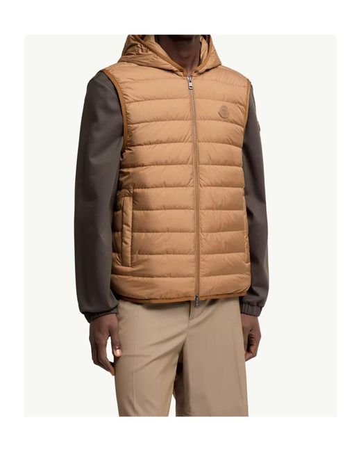 Moncler Brown Skirnix 3-In-1 Short Down Jacket for men