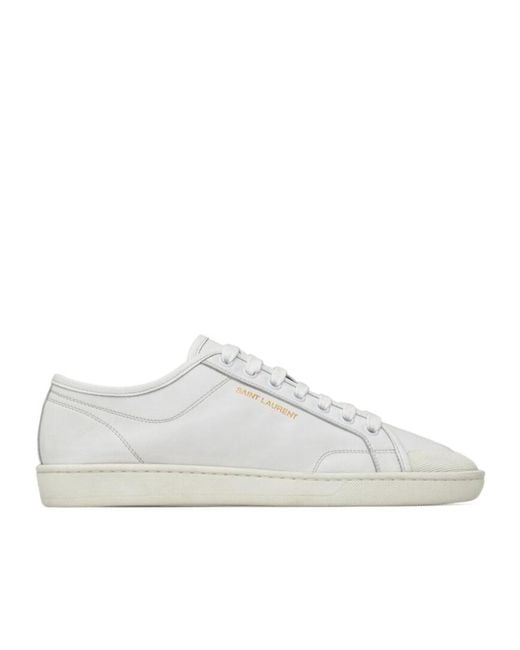 Saint Laurent White Sneakers for men
