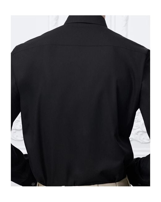 Dior Black Shirt With French Cuffs for men