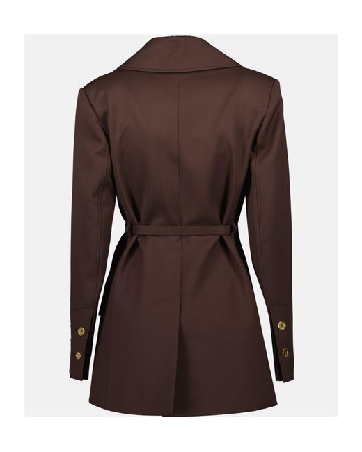Patou Brown Single-Breasted Casual Jacket