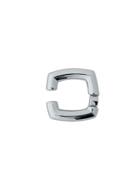 Tom Wood White Diamond Frame Ear Cuff for men
