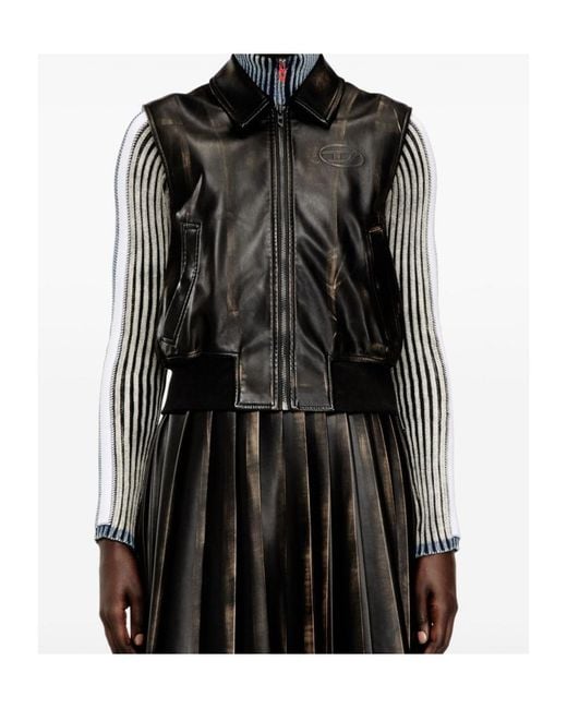 DIESEL Black G-Inko Sleeveless Jacket