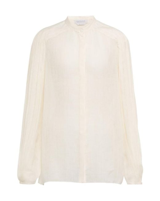Gabriela Hearst White Long Sleeve Shirt