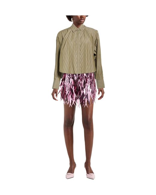Rag & Bone Green Striped Shirts