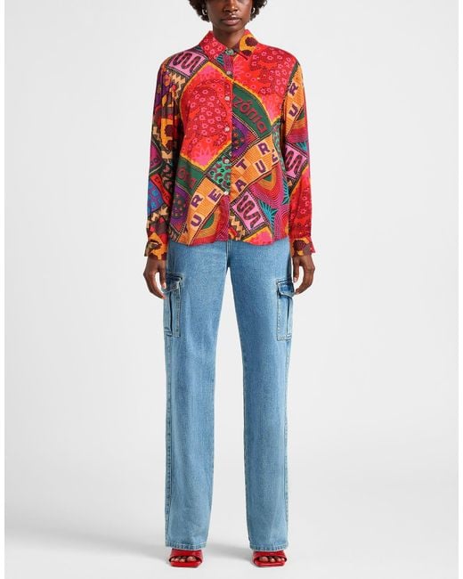 Farm Rio Red Long-Sleeved Shirt