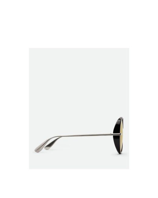 Bottega Veneta Green Eyewear Classic Aviator Sunglasses for men