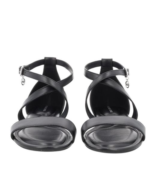 MICHAEL Michael Kors Black Alexa Flex Strap Sandals
