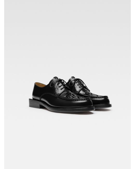 Jacquemus Black The Woven Derby Shoes for men