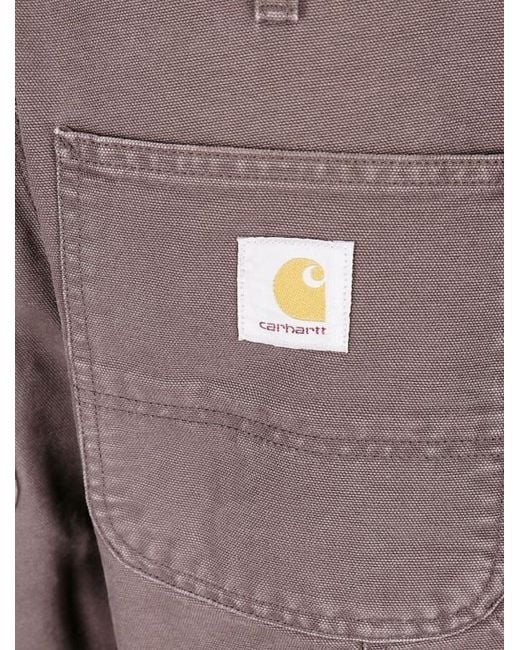 Carhartt Gray Single Knee Straight-Leg Pants for men