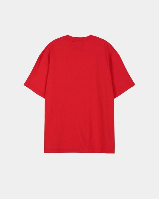 ANDERSSON BELL Red Heart-Shaped T-Shirt for men