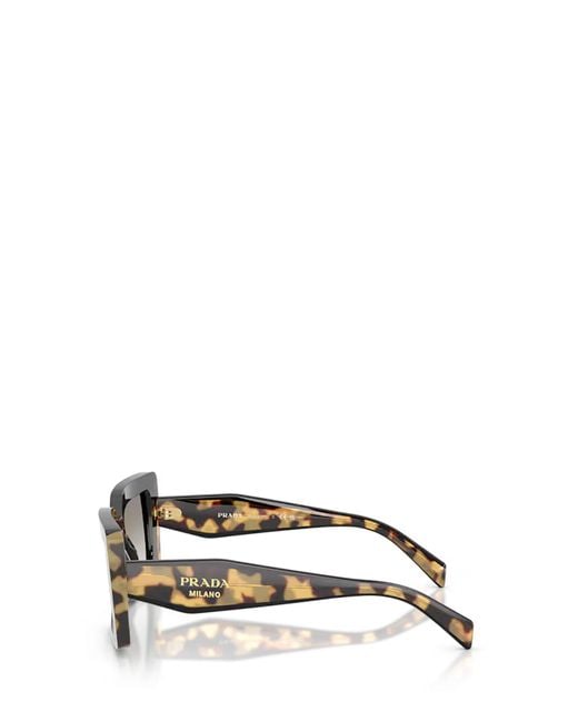 Prada White Eyewear Square Frame Sunglasses for men