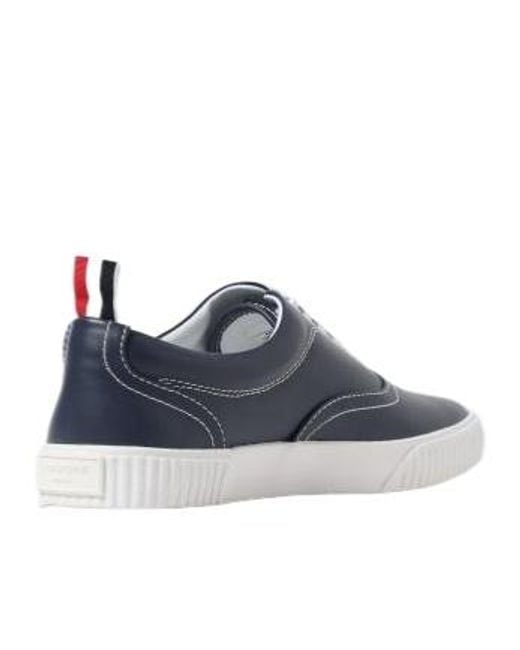Thom Browne Blue Heritage Sneakers for men
