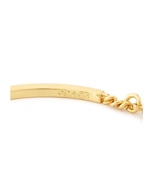 COACH White Heart-Shaped Bracelet