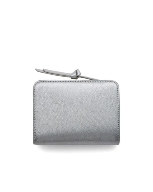 Marc Jacobs Gray The Snapshot Mini Compact Wallet